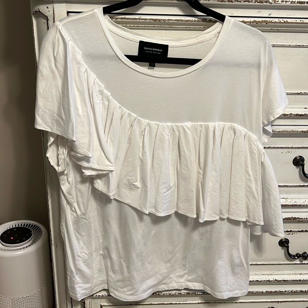 Banana Republic Ruffle Front Shirt Country Nashville